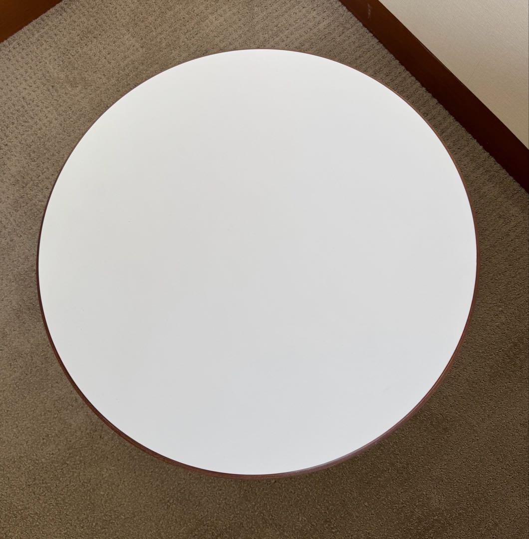 D&DEPARTMENT LAUAN TABLE ROUND・01