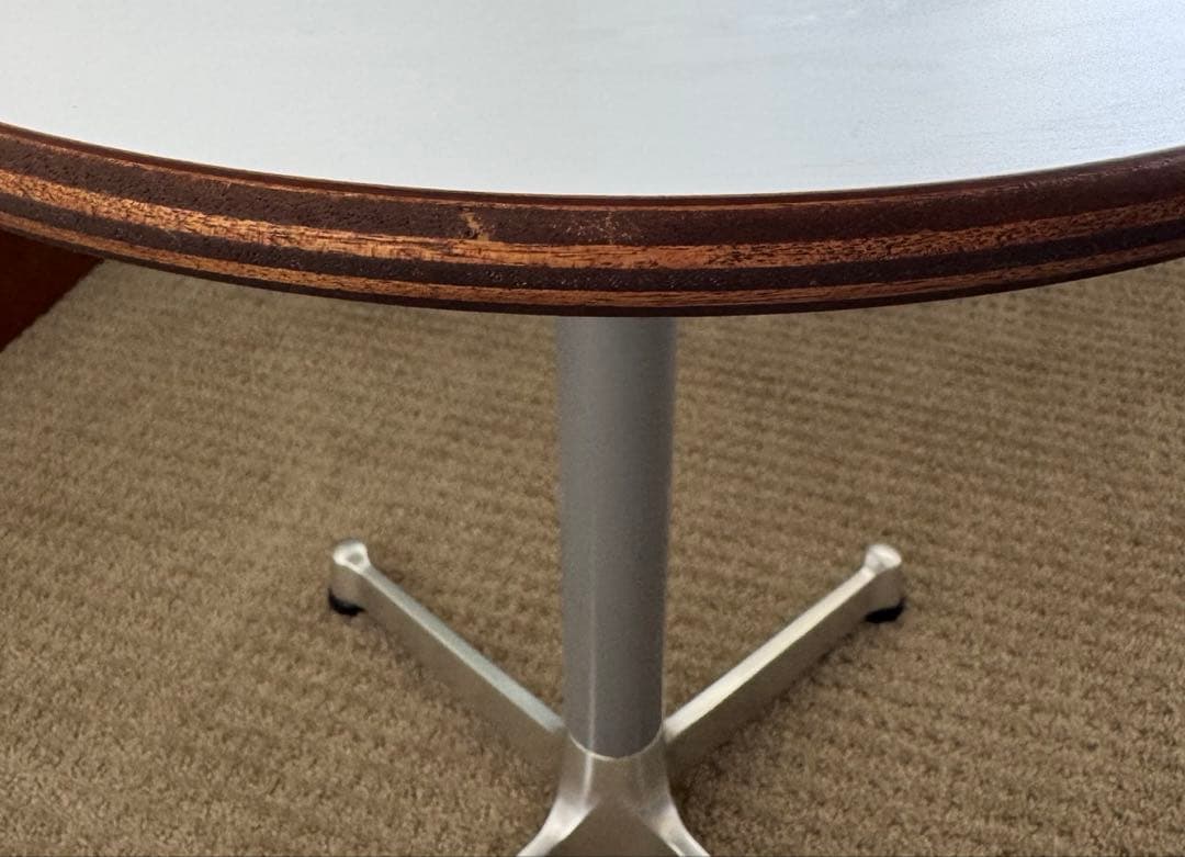 D&DEPARTMENT LAUAN TABLE ROUND・01