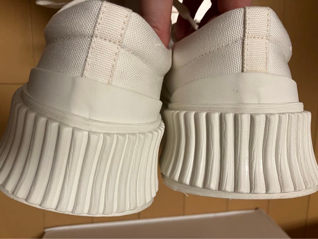 【新品】JIL SANDER プラットフォーム　レザー　スニーカー　38