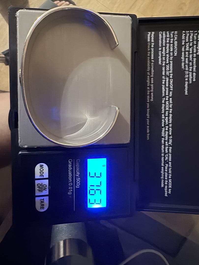 ゴローズ バングル　叩き　メタル　Lサイズ