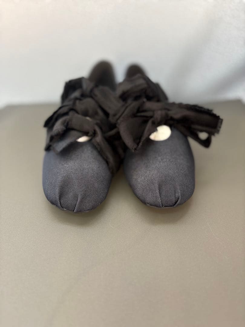 【新品，未使用】LE TALON GRISEサテンリボンバレリーナNo.1639