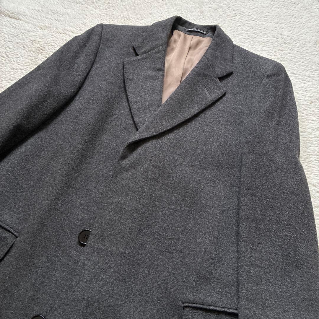 オースチンリード チェスターコート イングランド製 グレー ウール アンゴラ