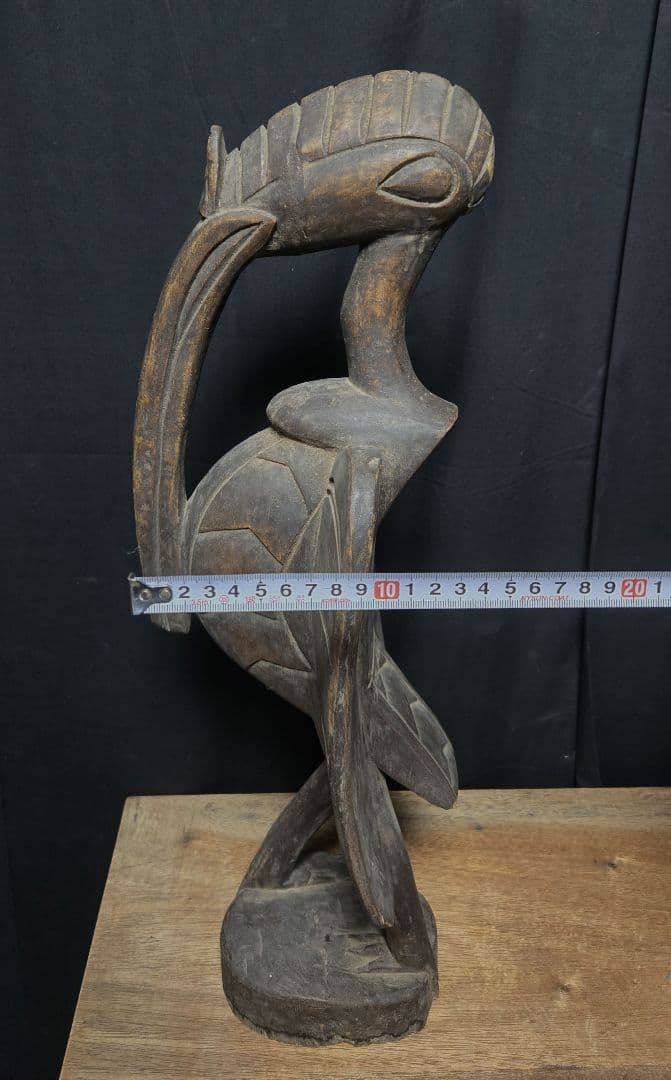 週末大特価！セヌフォ族カラオサイチョウコートジボワールアフリカプリミティブアート