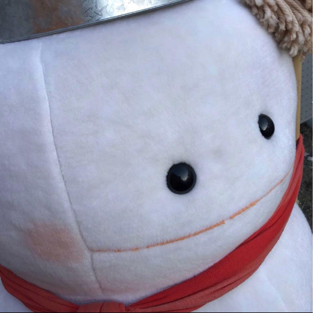 シナダ ぬいぐるみ 雪だるま 超特大サイズ 当時物