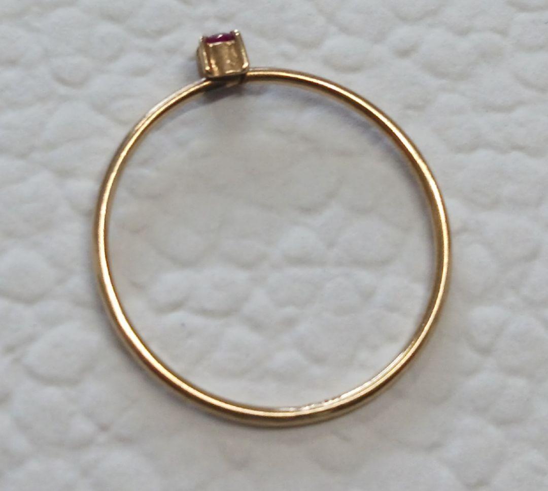 リング　重ね付け　ピンキー　K9 指輪