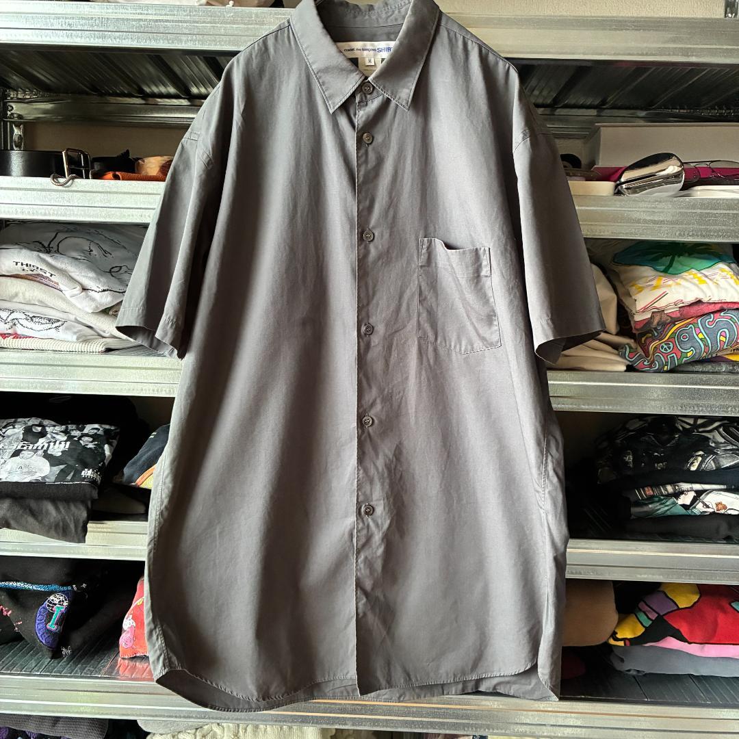 COMME des GARCONS SHIRT M グレー 半袖シャツ