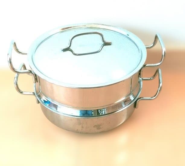 ステンレス製2段蒸し器セット GEO-25M