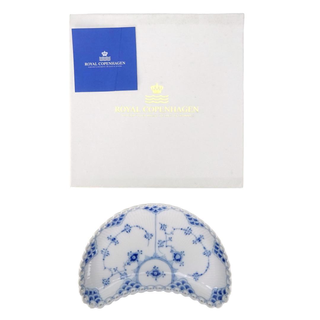 本物未使用■ロイヤルコペンハーゲン■ブルーフルーテッド プレート ディッシュ