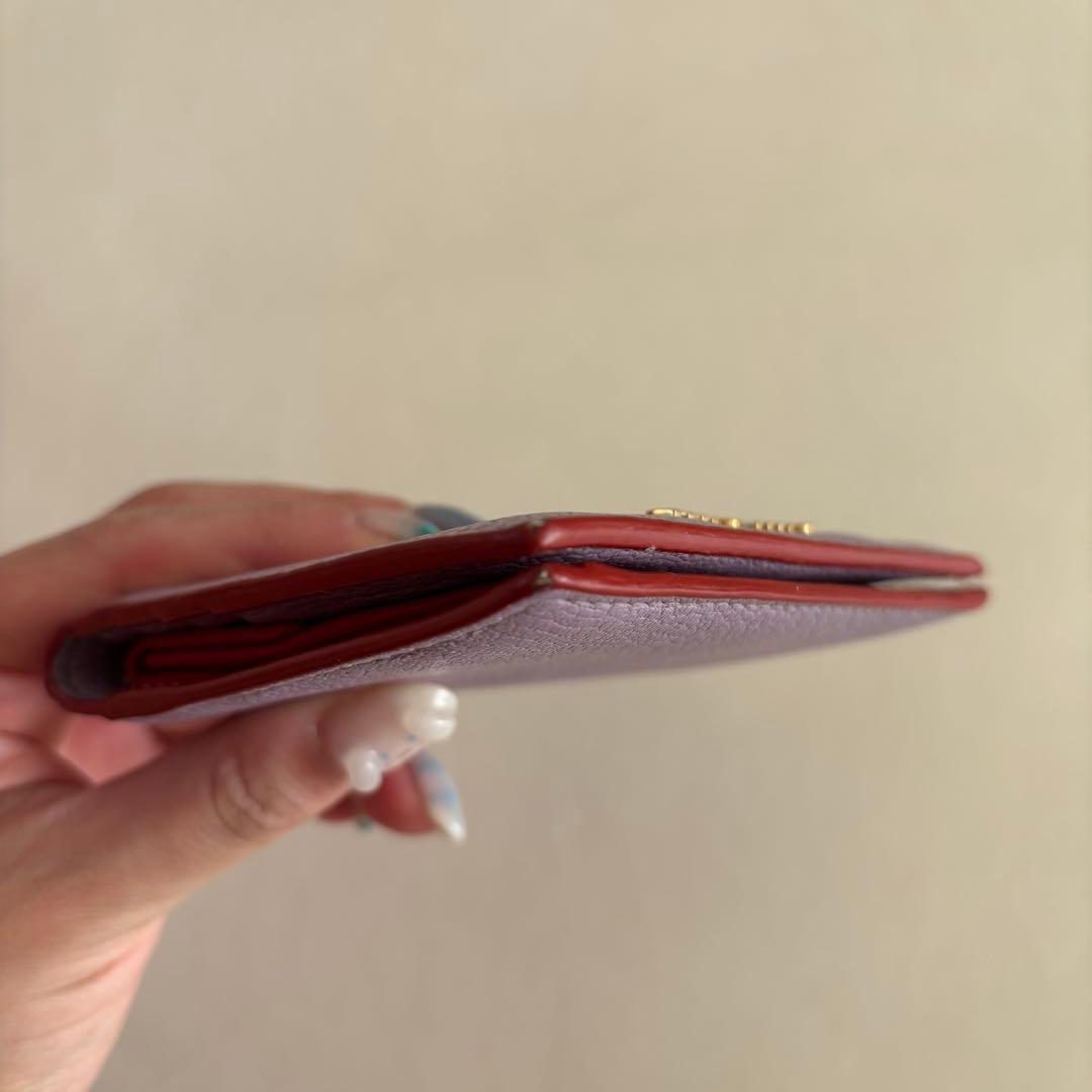 miumiu ミュウミュウ 二つ折り 財布 ハート マドラスラブ