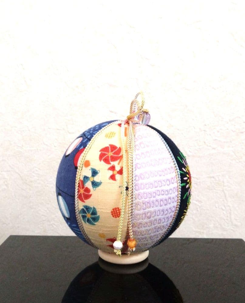 手毬 手鞠 てまり 刺繍花火 No129 ハンドメイド