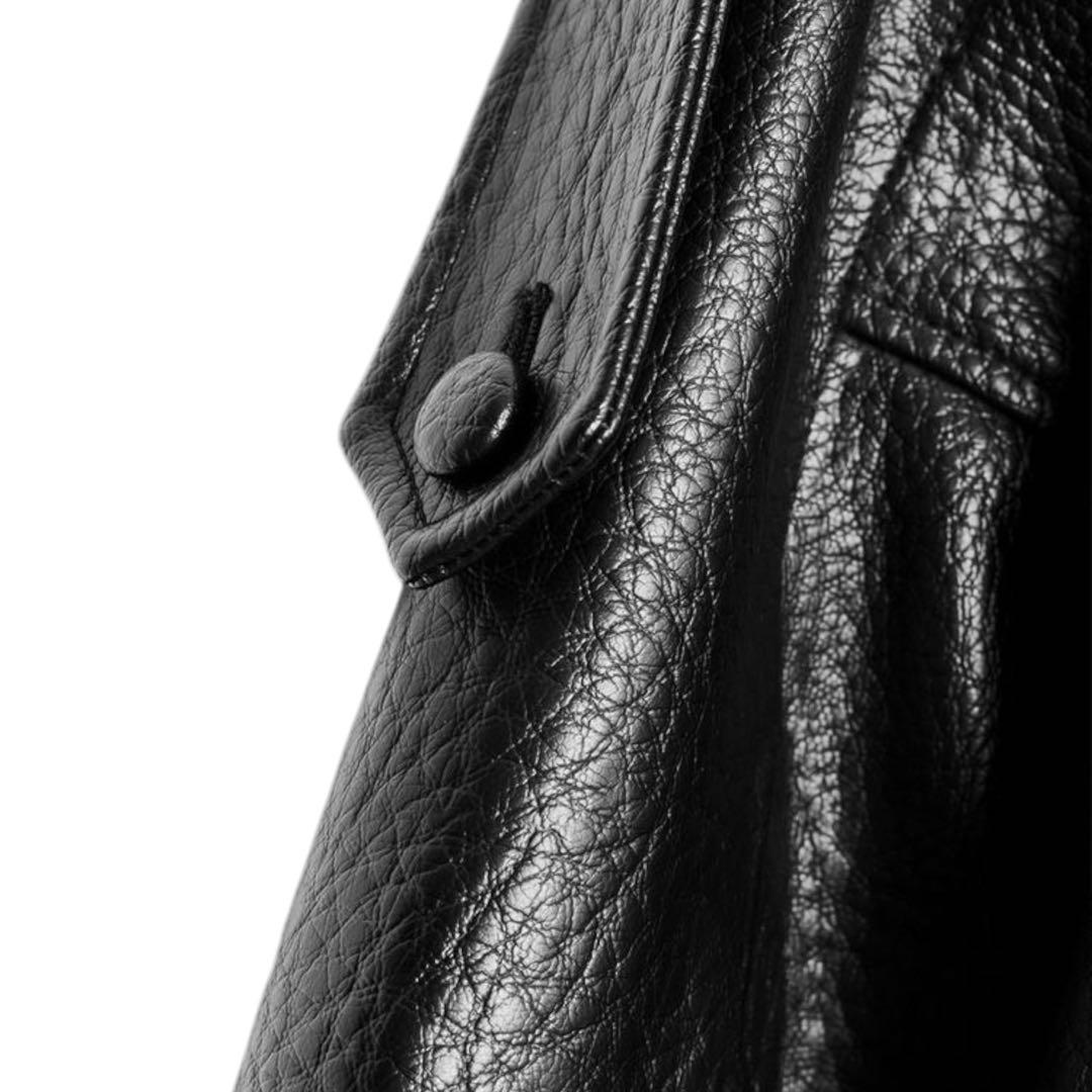 ZARA フェイクレザー ライダース ジャケット XL 4391 872 800