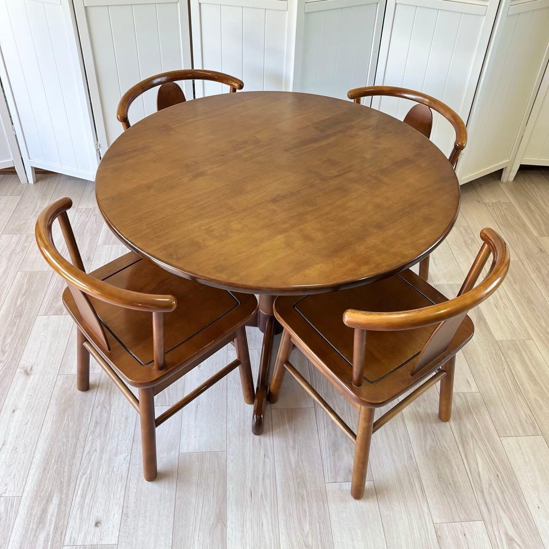 カリモク　ダイニングテーブル　椅子4脚　セット