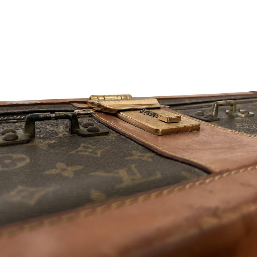 ルイヴィトン　トランクケース　ストラトス70 モノグラム　PVCレザー　ブラウン