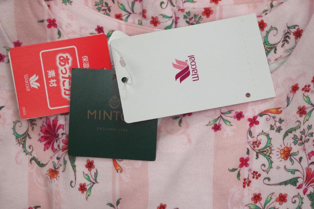 【新品】ワコール/ミントンMINTON　秋冬物あったか素材パジャマ（M)