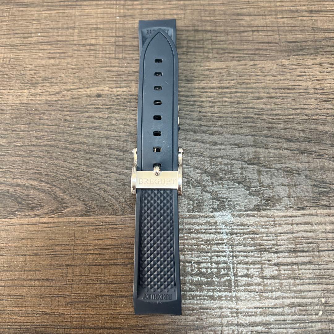 Breguet ネイビーラバーベルト フォールディングバックル