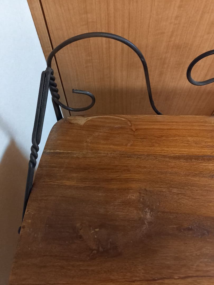 アイアン 棚 3段 猫足