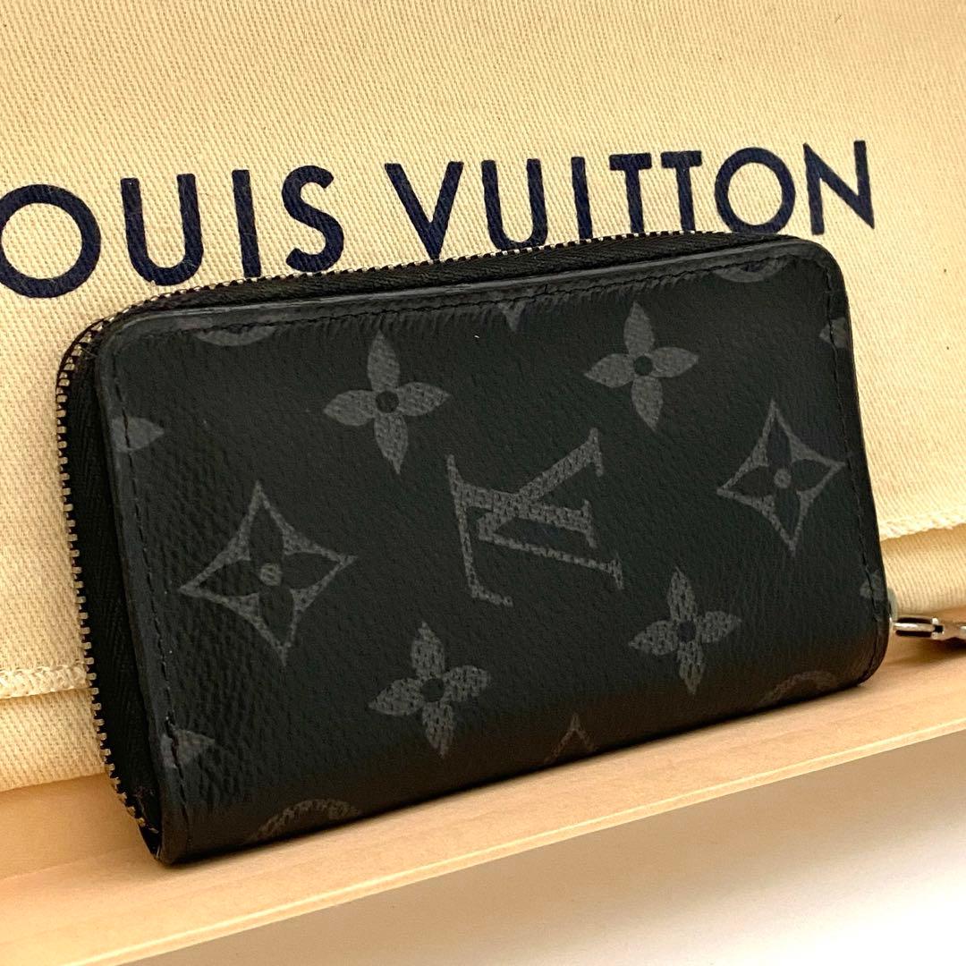 ルイヴィトン モノグラム エクリプス ジッピー パース ヴェルティカル