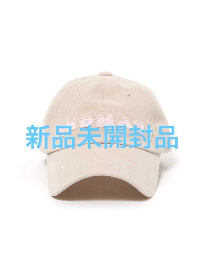 andmary アンドマリー Mary logo cap beige ベージュ