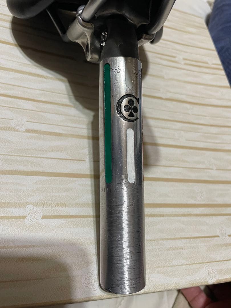 カンパニョーロスーパーレコード27.2ミリコルナゴ刻印シートポスト　シートピラー