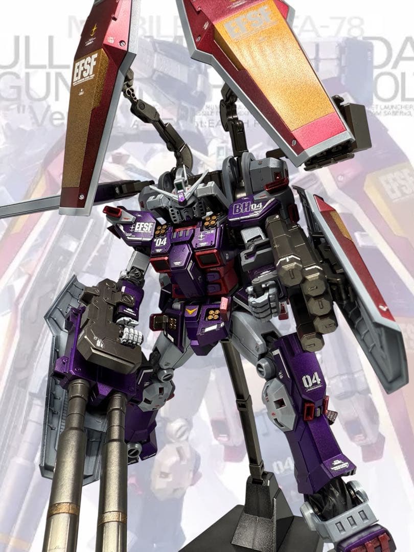 ヒ*ロ様 ガンプラ MG 1/100 フルアーマーガンダムVer.Ka 全塗装完