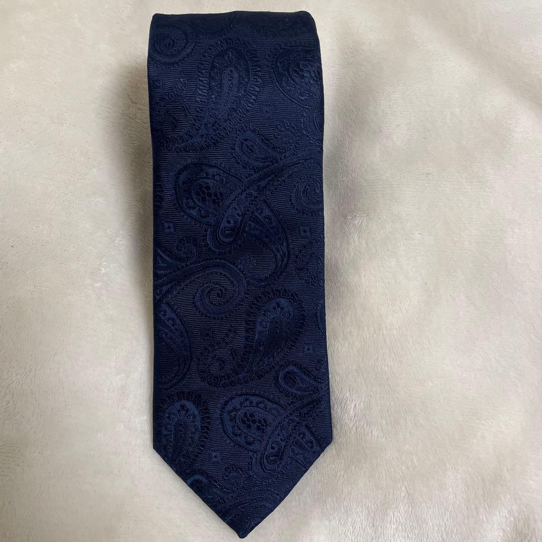 FAIRFAX ネクタイ　ペイズリー柄 ソリッドタイ