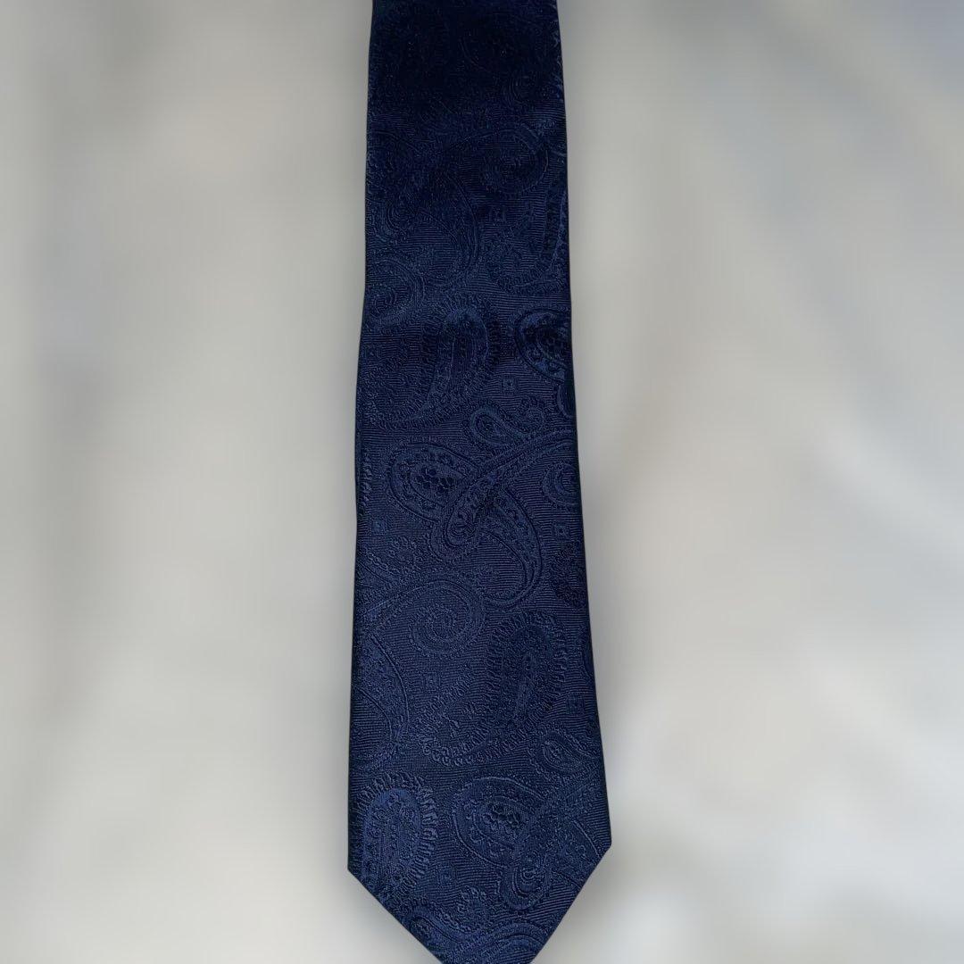 FAIRFAX ネクタイ　ペイズリー柄 ソリッドタイ