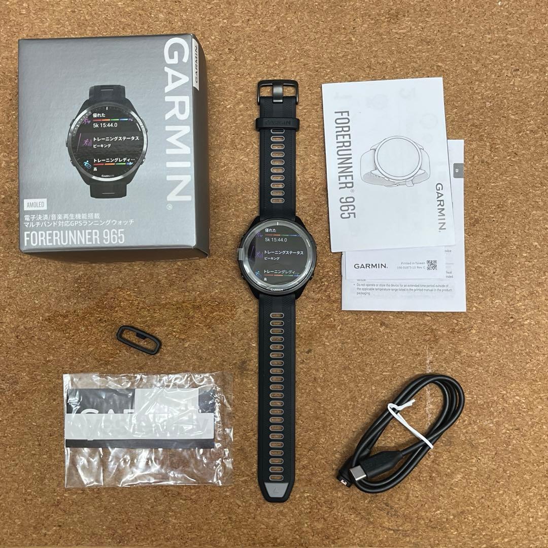 ウォーキング・ランニングウェア GARMIN Forerunner 965 Black