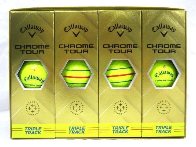 ☆新品☆キャロウェイ クロムツアー トリプルトラック イエロー 2ダースセット
