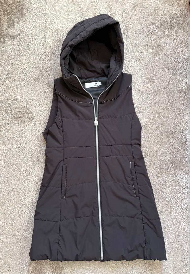 ルコック　ゴルフウエアレディース　M ベストワンピース 中綿入り　2way