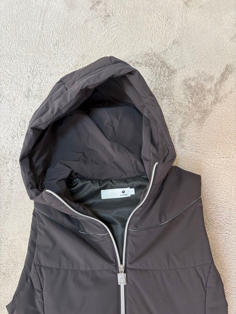 ルコック　ゴルフウエアレディース　M ベストワンピース 中綿入り　2way