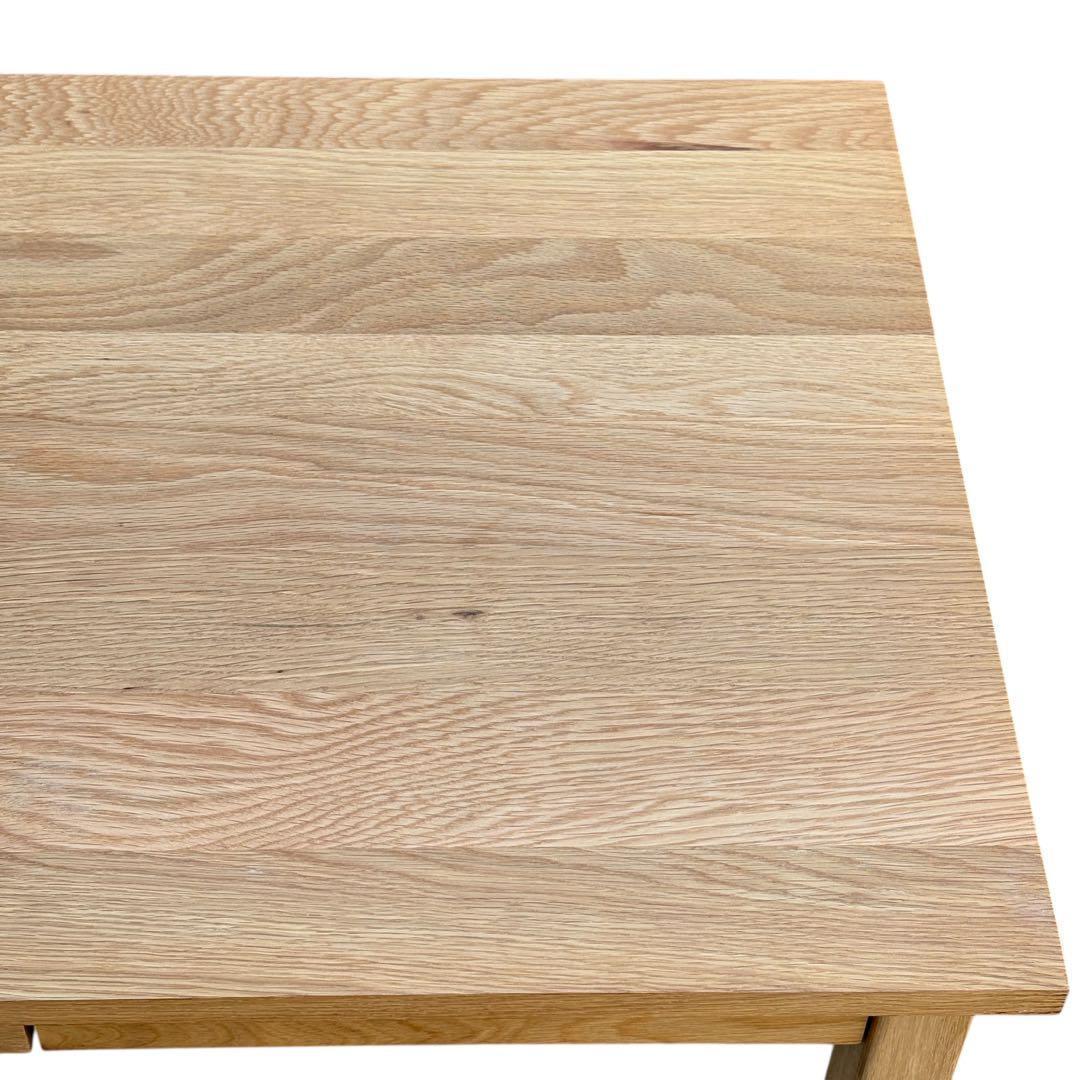 無印良品 無垢材デスク 引出付 オーク材 廃盤 W110