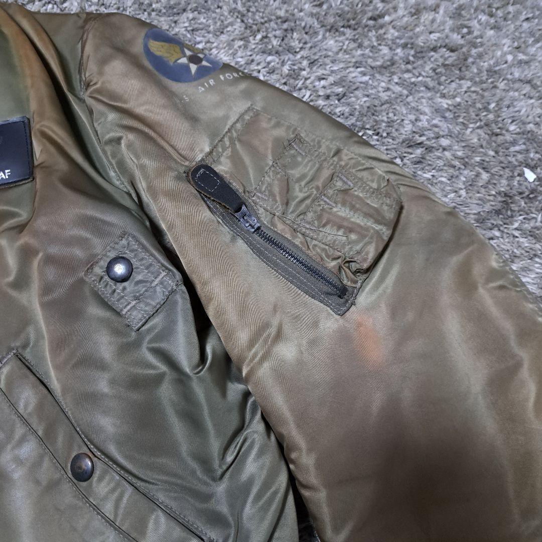 鬼フェードAVIREXUSA製MA-1フライトジャケット