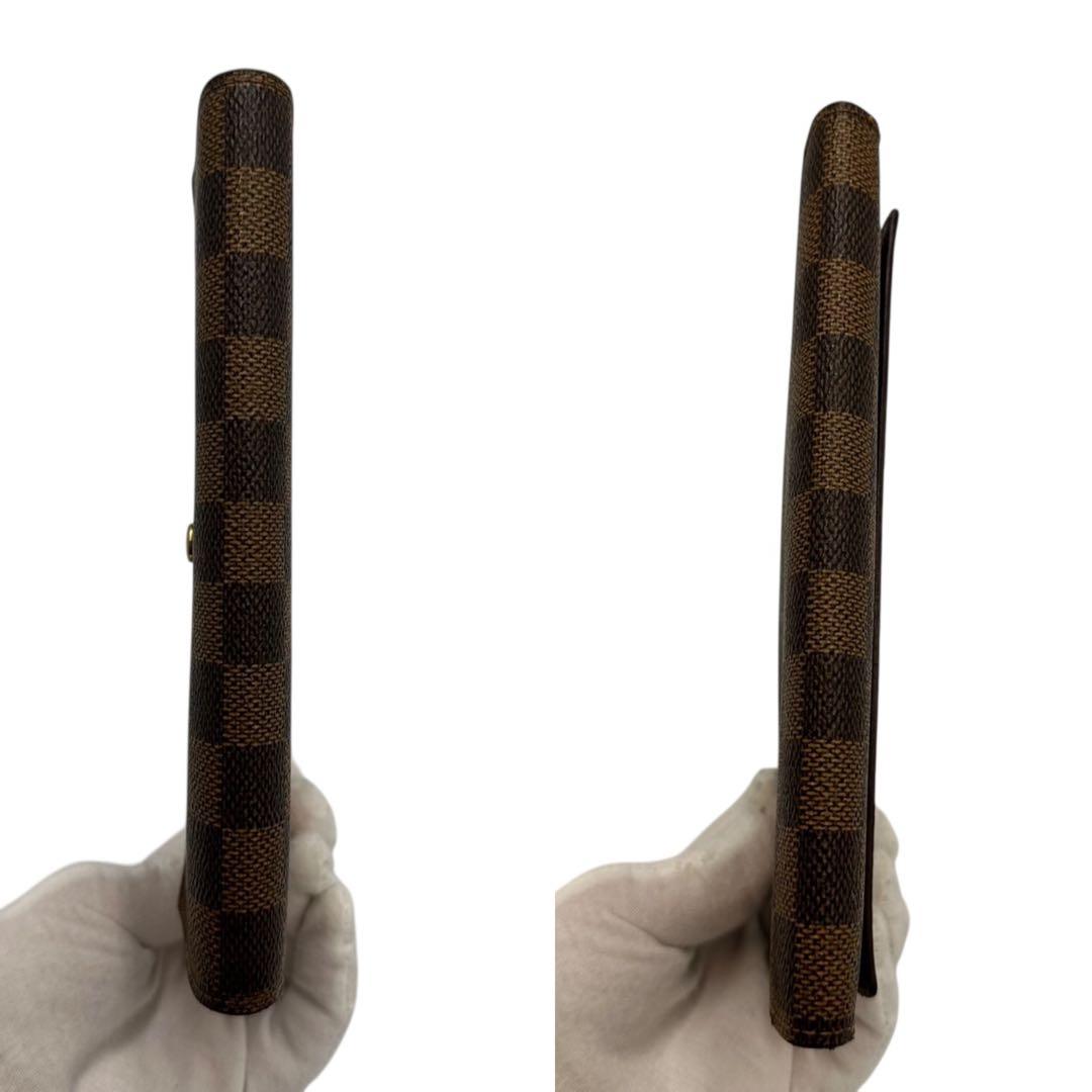 【極美品】ルイヴィトン インターナショナル 三つ折り長財布 ダミエ TH0999