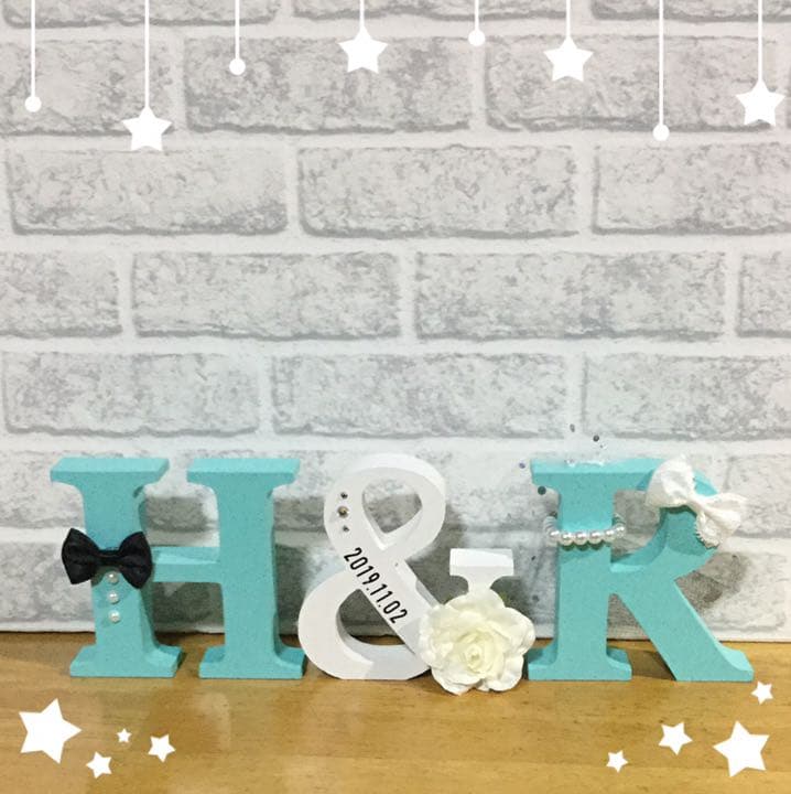 rii様確認用♡ウェディングバージョン・イニシャルオブジェ