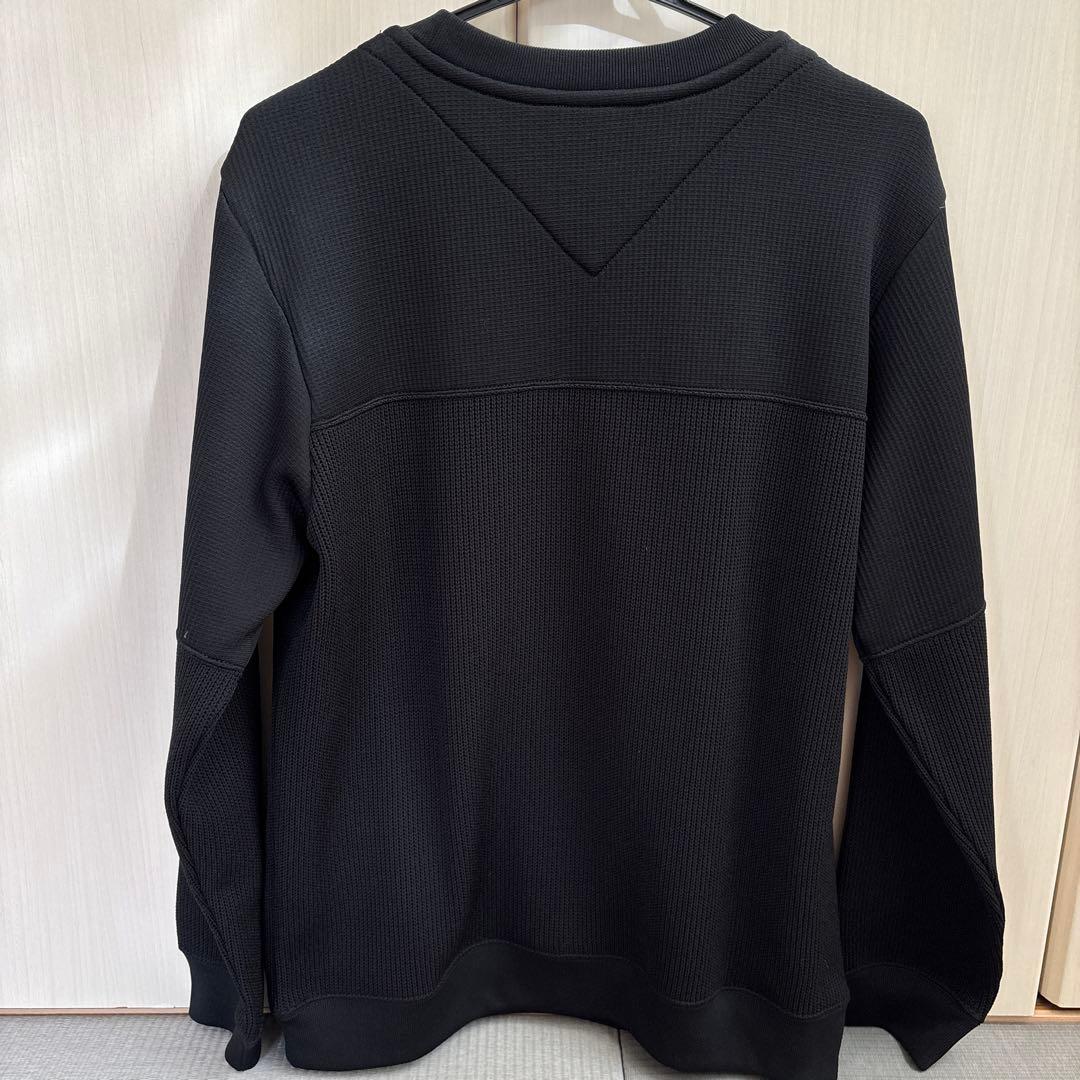 【美品】Travis Mathew ゴルフウェア　ブラック　ニット風トレーナー