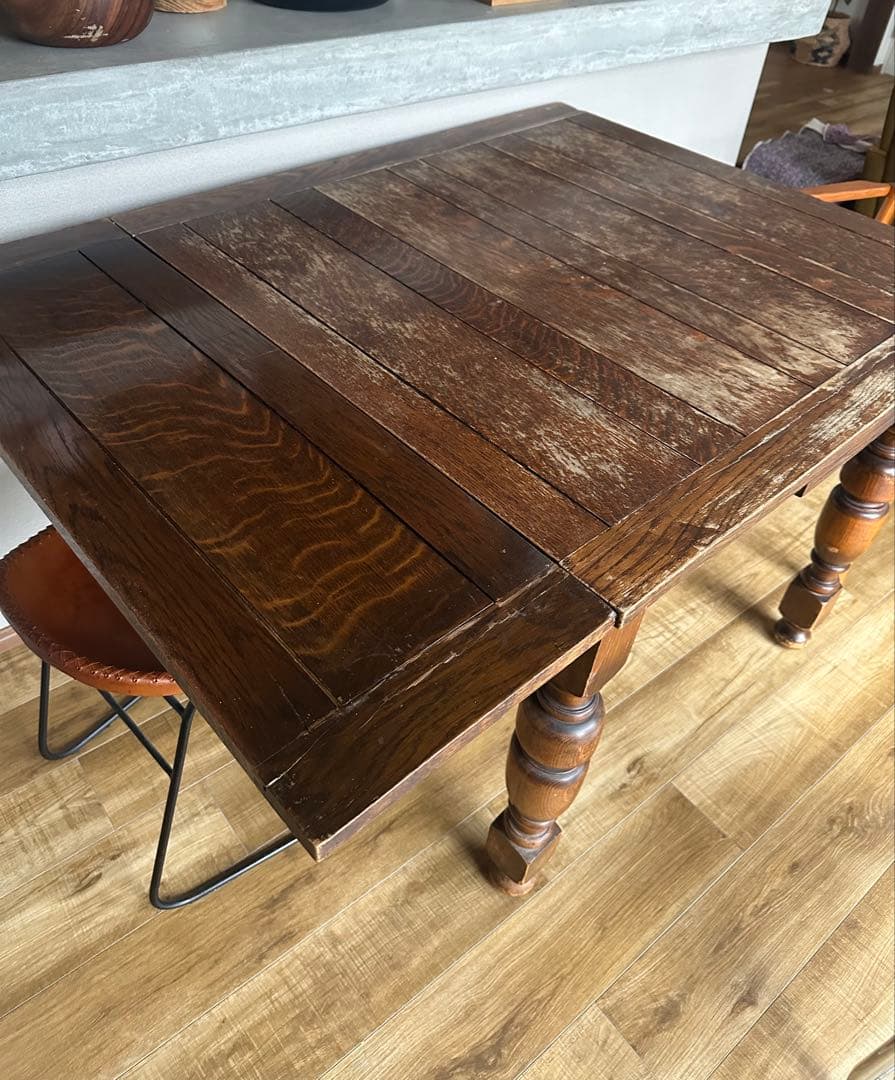 りいふ　 最終値下げ‼︎木製カントリースタイルダイニングテーブル