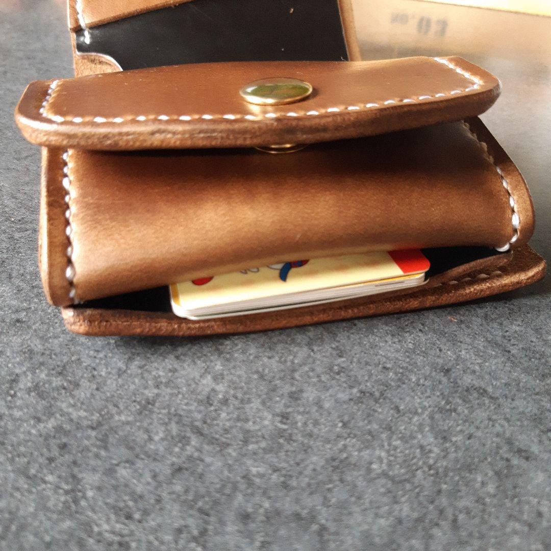 HORWEEN★クロムエクセル　二つ折り財布 ブラック　ブラウン