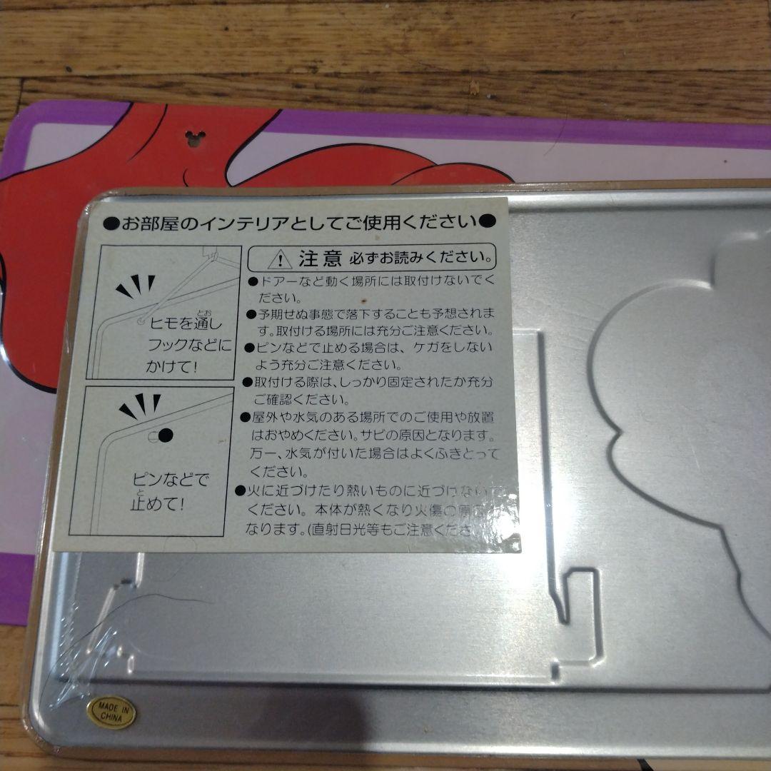 ♡東京ディズニーシー ☆ブリキ看板☆プレート5枚セット1♡レア品