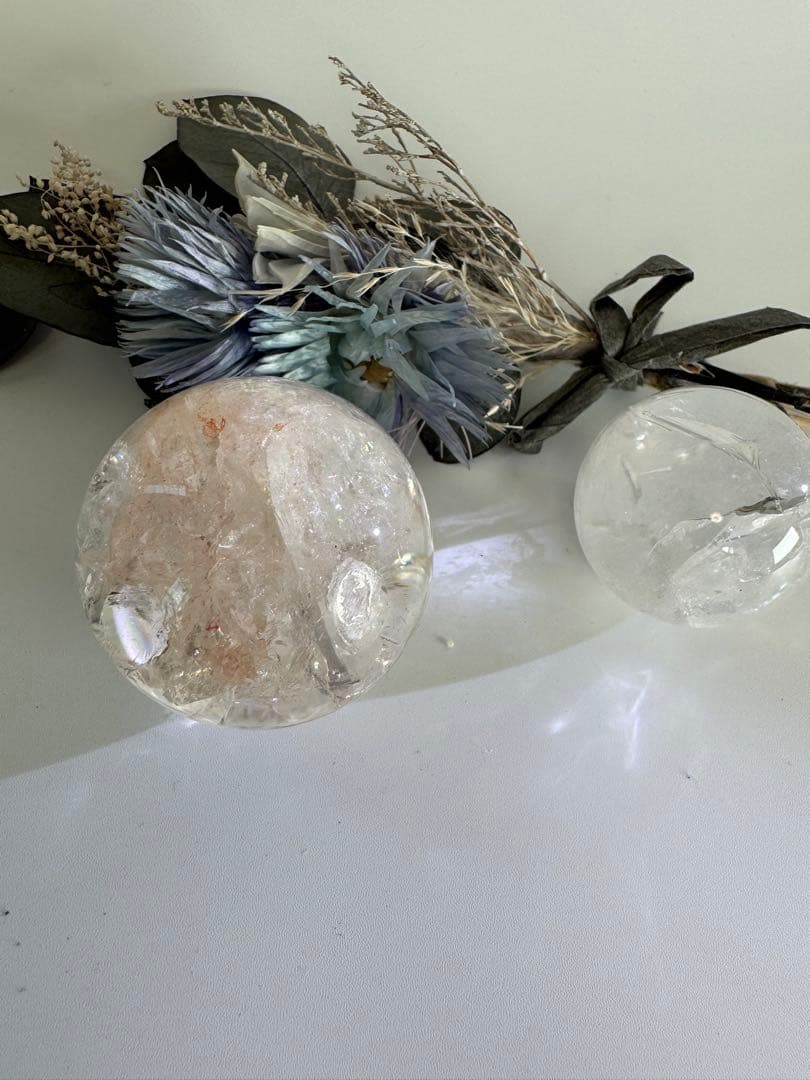 ⭐︎様　ご確認お写真　クラックあり　ピンククォーツ