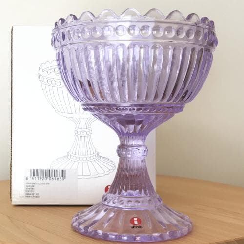 未使用 イッタラ マリボウル ラージ ラベンダー お箱・バーコードシー