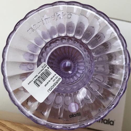 未使用 イッタラ マリボウル ラージ ラベンダー お箱・バーコードシー