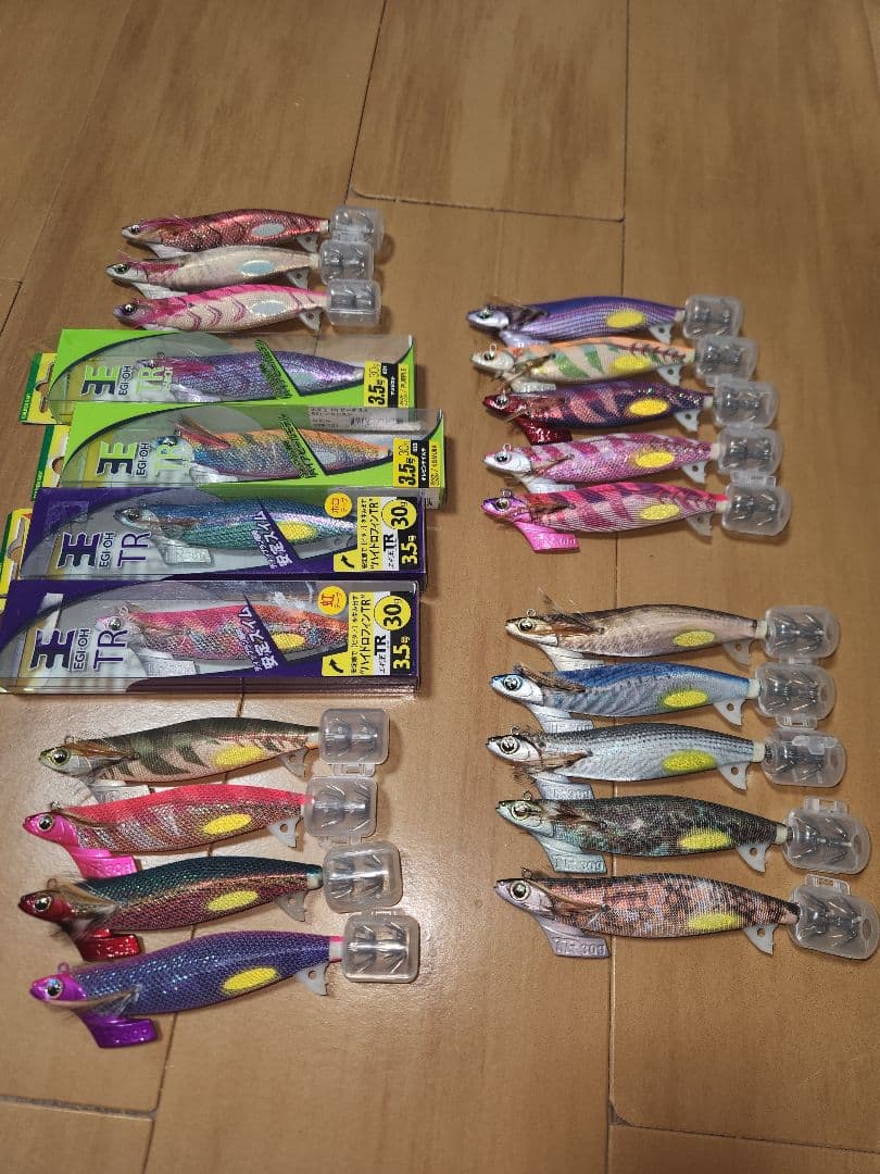 廃盤エギ王TR3.5号全カラー21本？、プラス9本セット