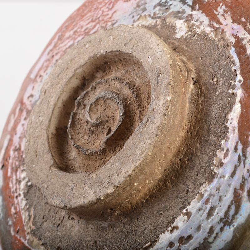 茶道具　楽吉左衛門　赤筒楽茶碗　共箱　M　R7086