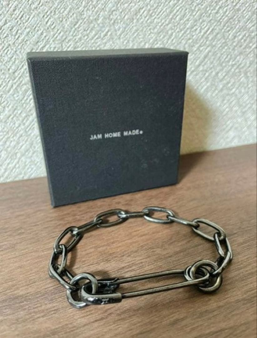 JAM  MADE 安全ピン ブラックダイヤモンドブレスレット