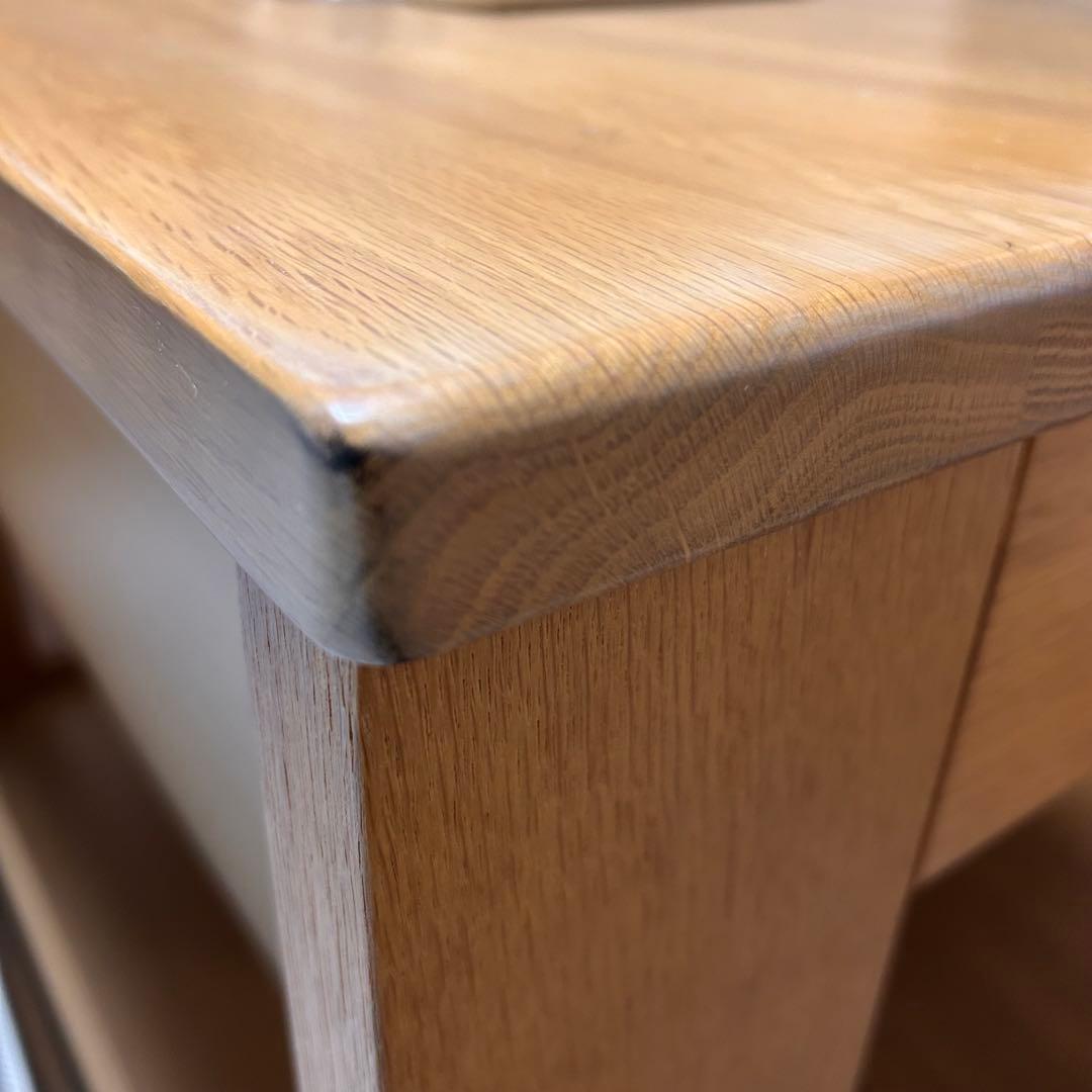 出品者送料負担　イトーキ学習机 天然木　ウッド　木製