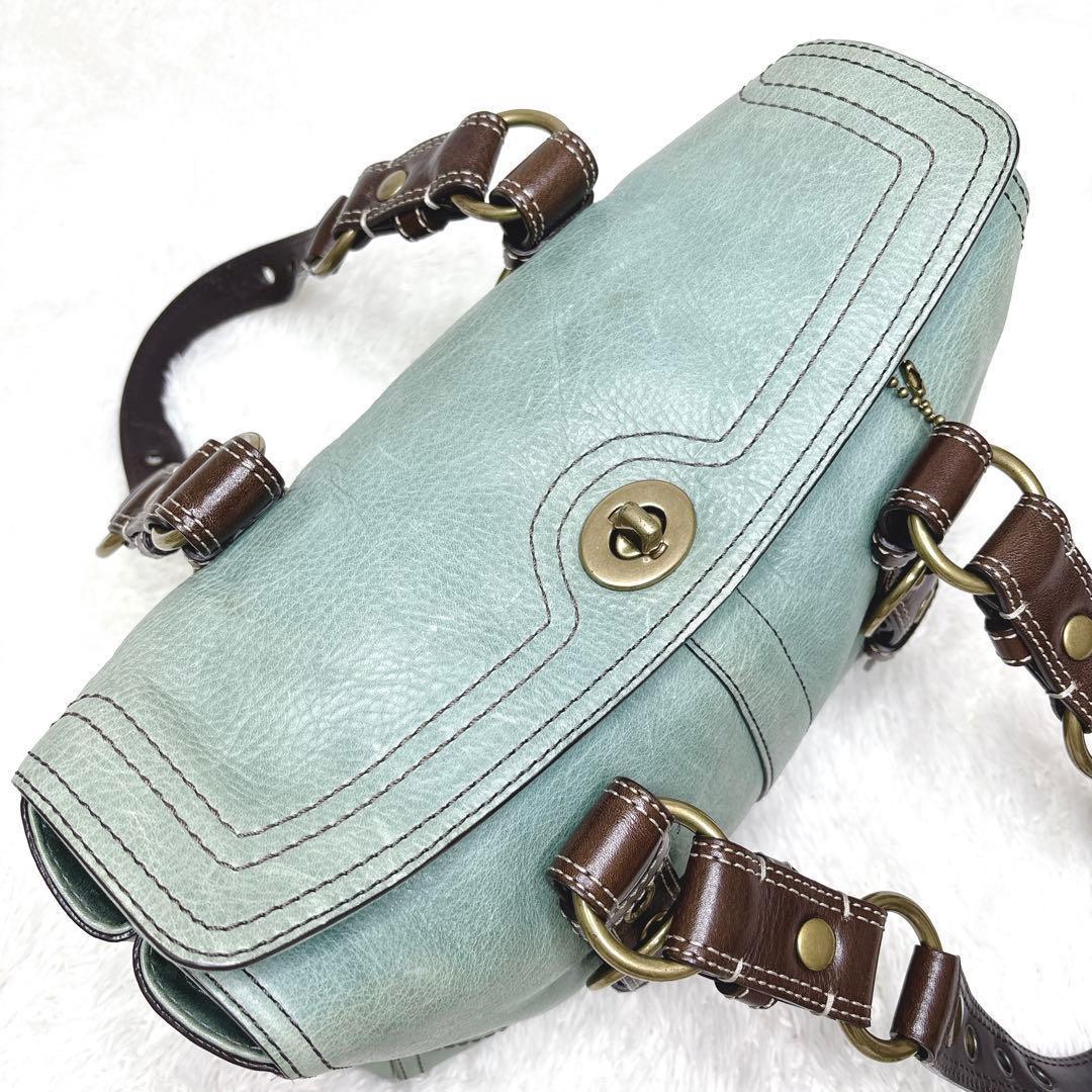 バッグ COACH archive Studded All Leather Y2K