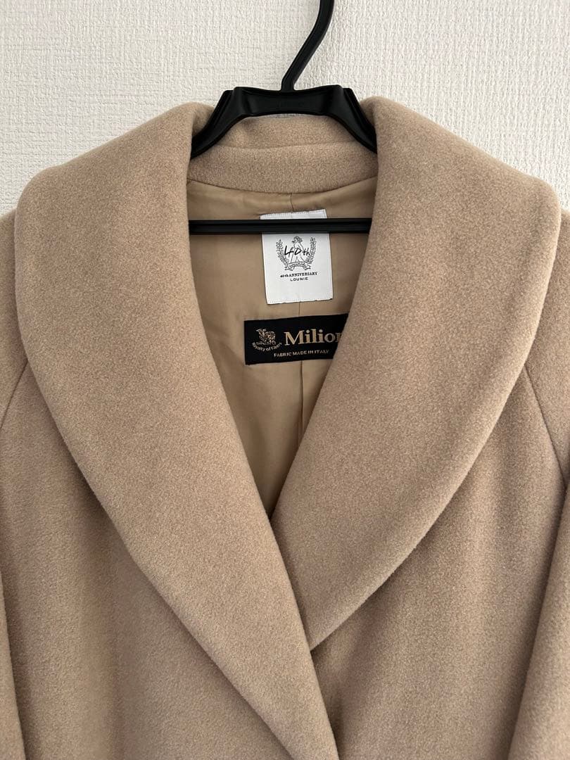 LOUNIE バックフレアコート