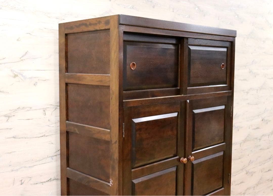 GMGH284○松本民芸家具 D型 和箪笥 整理箪笥 整理タンス 和家具 和モダ