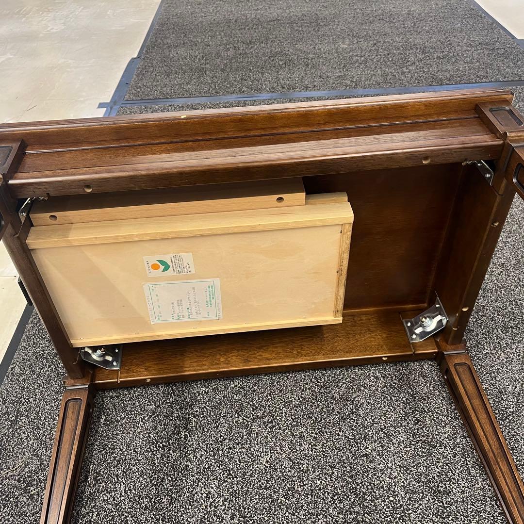 ①マルニ木工　地中海ロイヤル　引き出し付きサイドテーブル