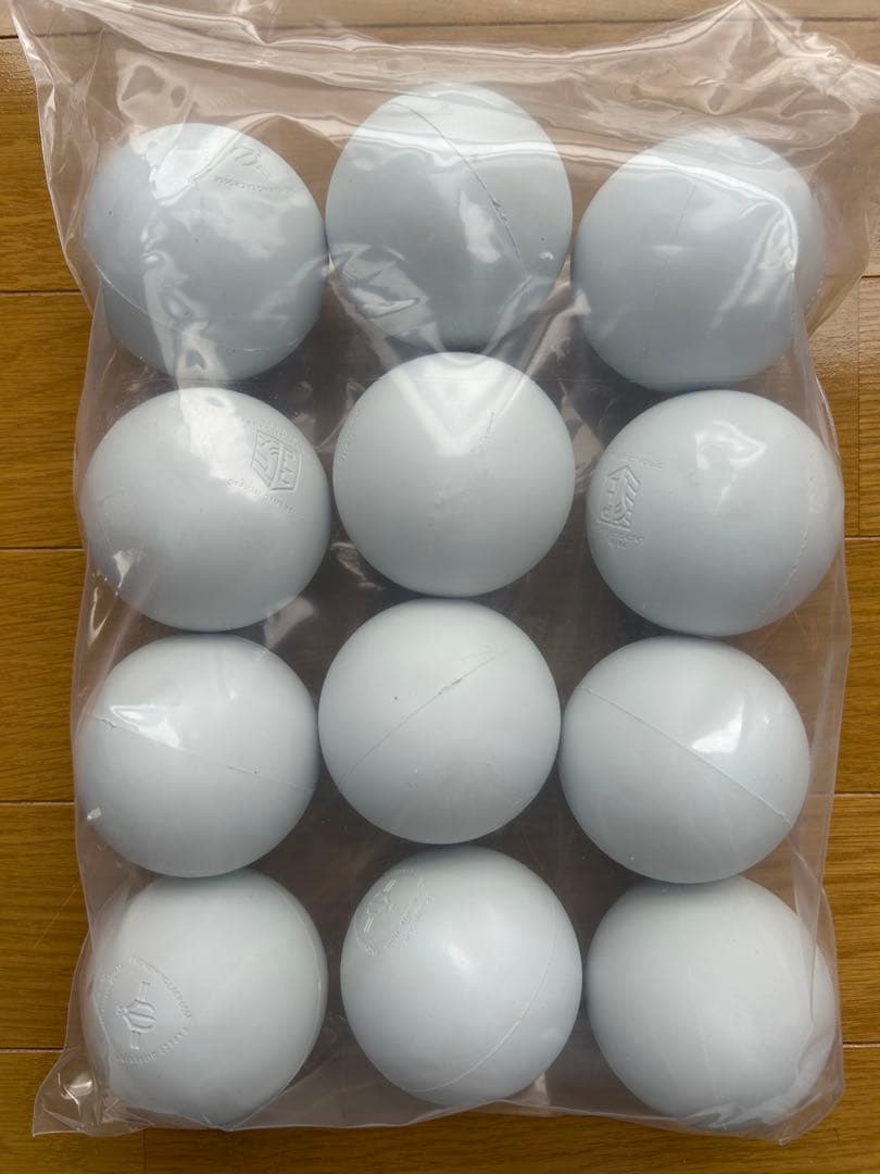 【24個2ダース】マッサージボール　ラクロスボール　ホワイト